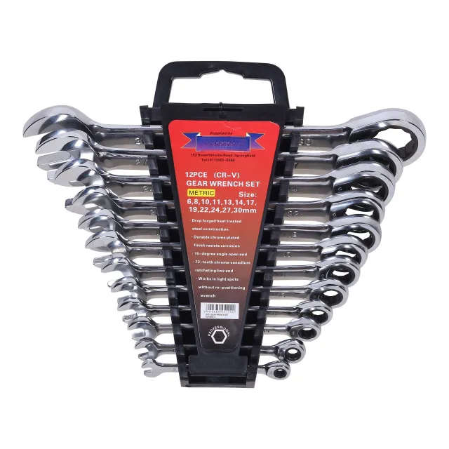 12-Piece Gear Wrench Set