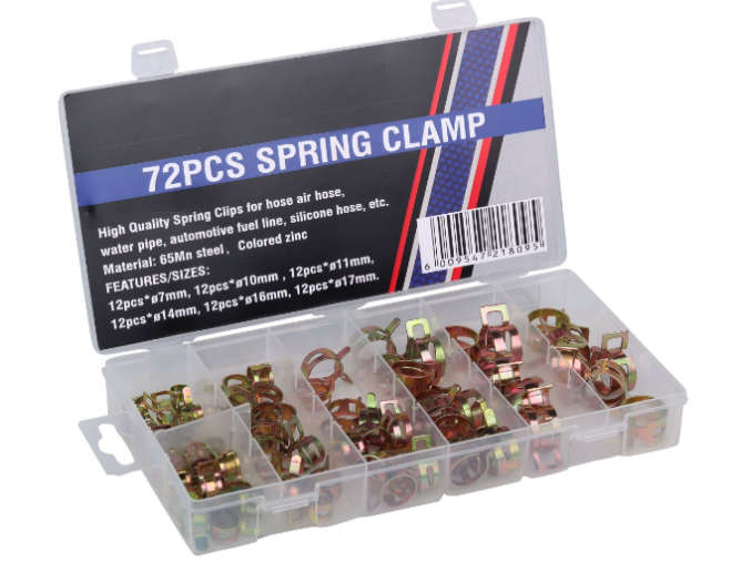 72pcs High-Quality Spring Clamp Set