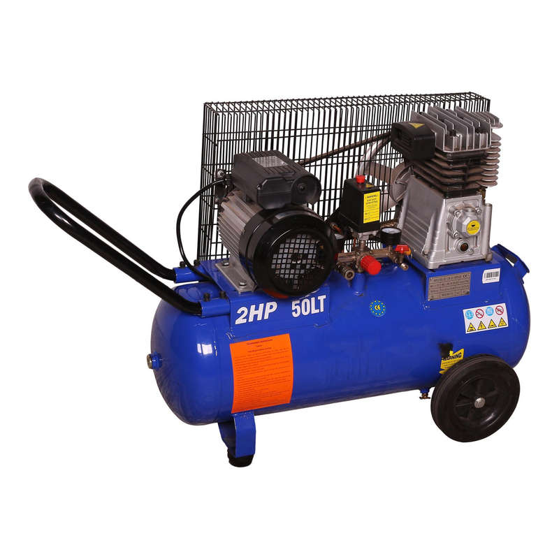 MAC AFRIC 50 Litre 1.5 KW (2 HP) 230 V Belt Driven Compressor