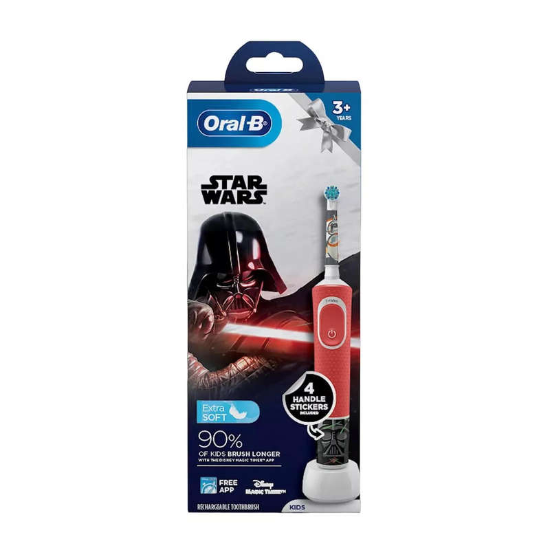 Oral B Kids Electric Rechargeable Toothbrush, Featuring Star Wars Characters