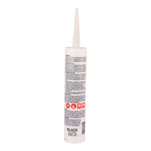 280 ml Black Silicone Sealant  High-Performance Automotive Grade