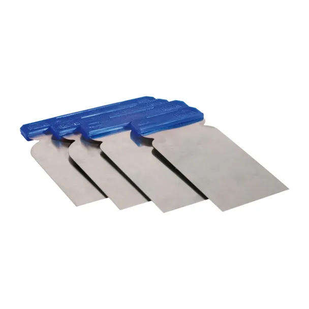 Metal Putty Knife Set  Durable Japanese Style Steel Spreaders