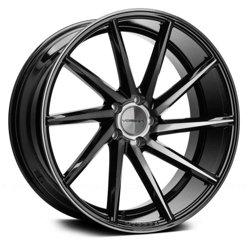 VOSSEN 19" Gloss Black Rims with 265/30/R19 & 235/30/R19 Tires  Recently Refurbished