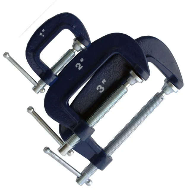 TORK CRAFT 3 PCS G-Clamp Set (25 - 75 MM)