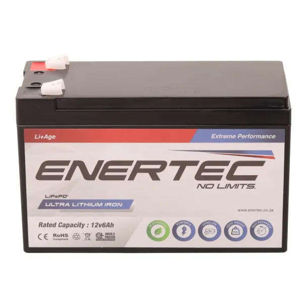 12V 6Ah Lithium-Ion Battery for Household and Security Use