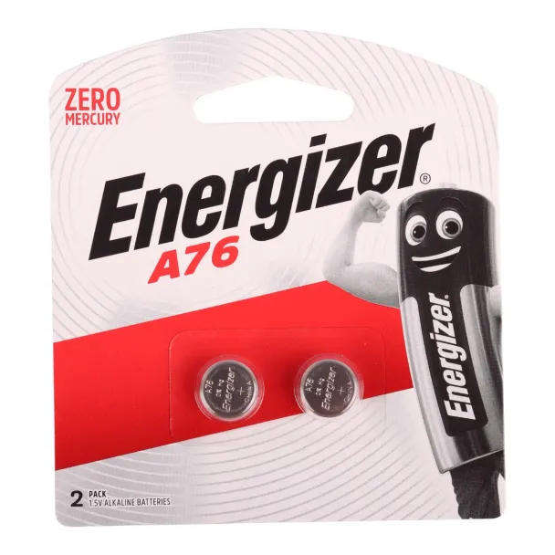 A76 / LR44 Alkaline Button Cell Batteries  1.5V (2-Pack)