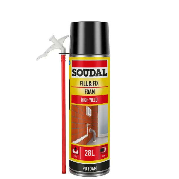 500ml Expanding Fill & Fix Foam  Quick-Seal Polyurethane