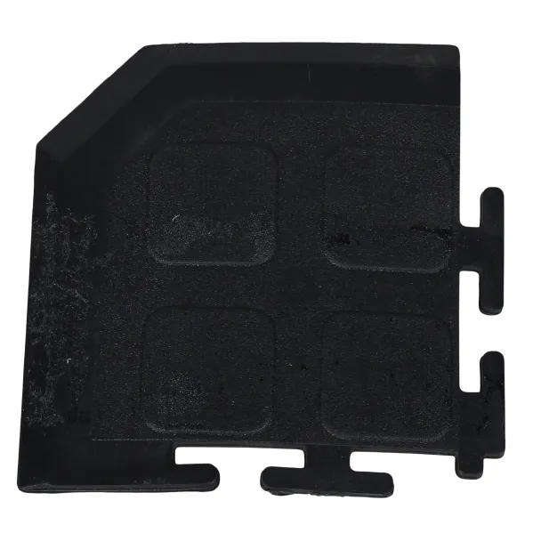 Rubber Corner Piece for XTILES-500  Interlocking Black PVC Tile Edge