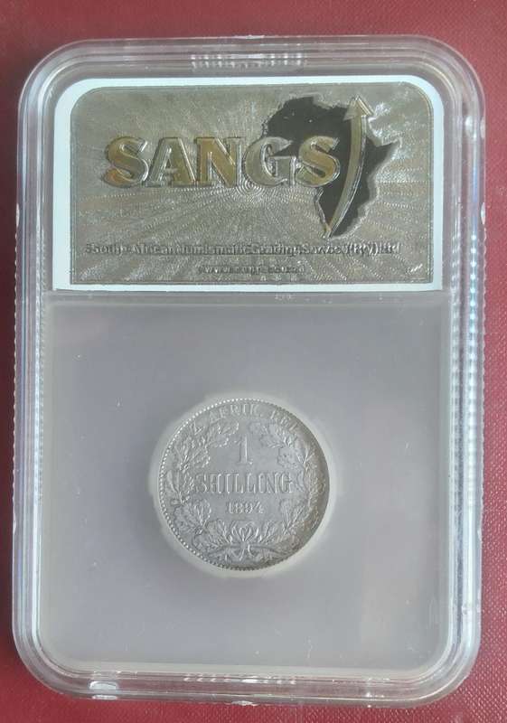 1894 ZAR 1 Shilling XF 40