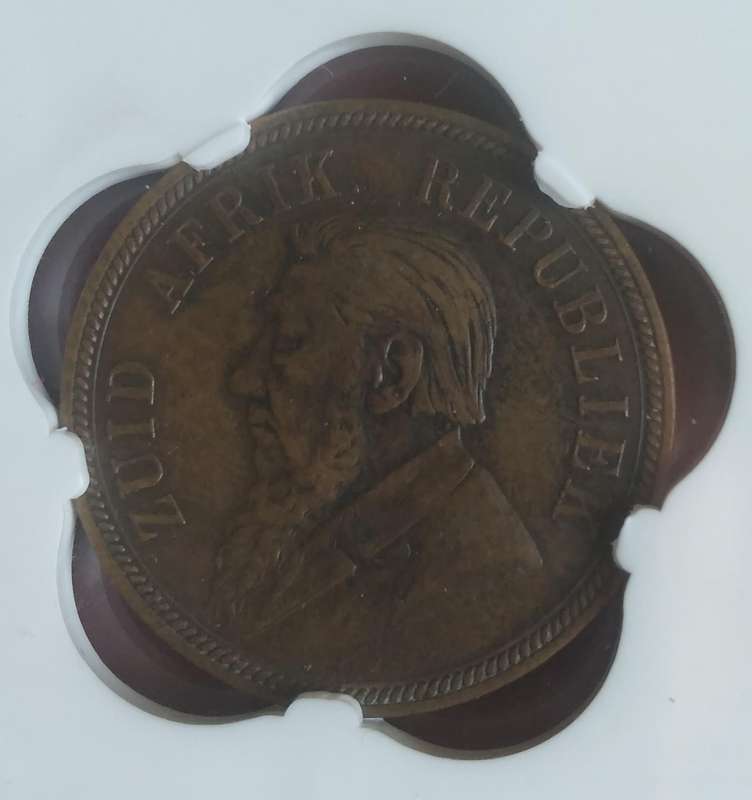 ZAR 1 Penny 1892 XF 40
