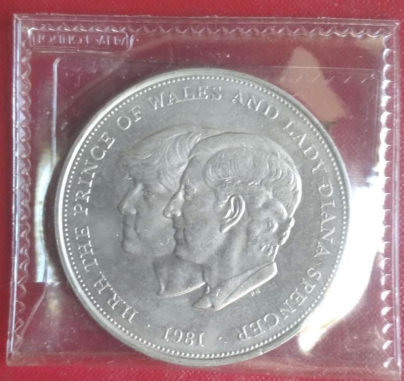 Charles & Dianna Wedding day Commemorative Coin 1981