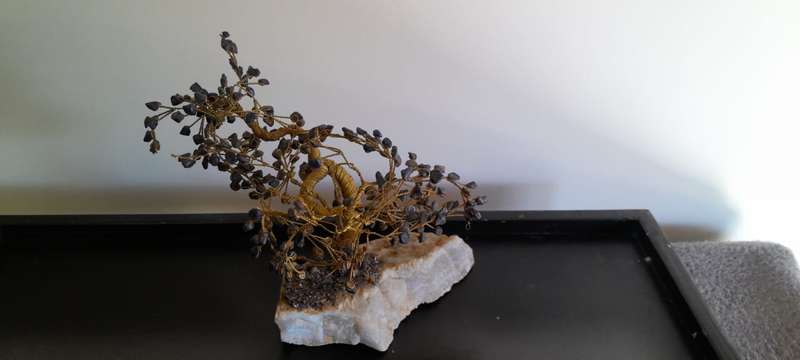 Set of 3 Beautiful Trees Precious Gemstones