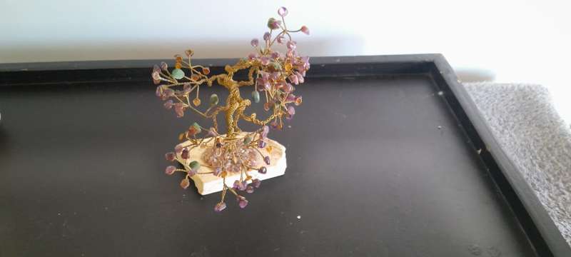 Set of 3 Beautiful Trees Precious Gemstones