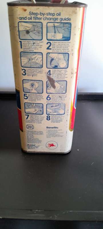 Original Mobil Oil Can (5 L)