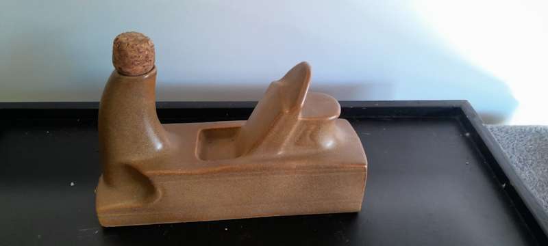 Set of 2 Vintage Novelty Liquor Bottles (in the shape of carpenters tools)