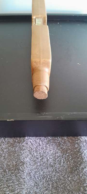 Set of 2 Vintage Novelty Liquor Bottles (in the shape of carpenters tools)