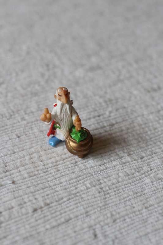 Set of 7 Asterix and Obelix hand painted collectible figurines