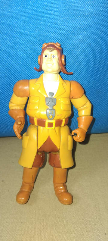 action figure of Eddie Spencer from Filmation's Ghostbusters.
