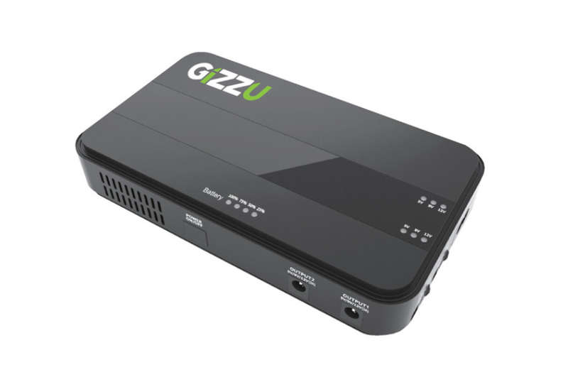 Gizzu GUDP36W Mini 36W 32Wh 8800mAh Dual Voltage DC UPS