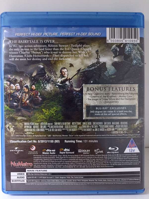 Snow White and the Huntsman (Blu-ray Disc)