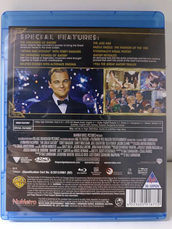 The Great Gatsby (Blu-ray Disc)