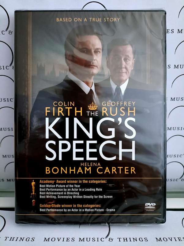 The King's Speech - Colin Firth (New DVD)