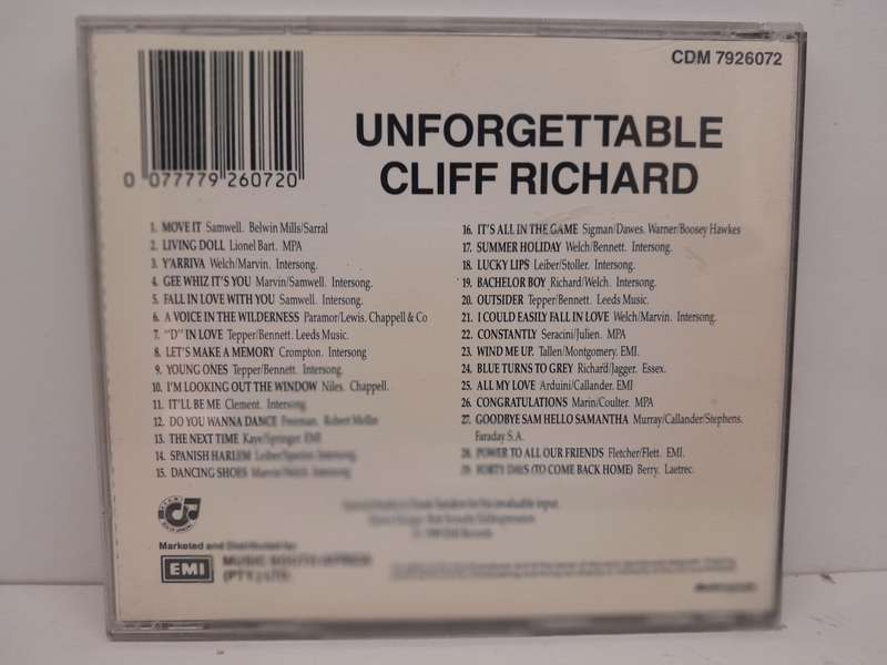 Cliff Richard - Lucky Lips & Unforgettable (DVD & CD)