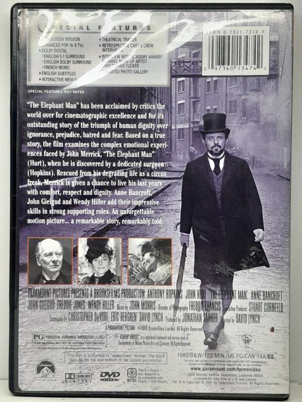 The Elephant Man - Region 1 (DVD)