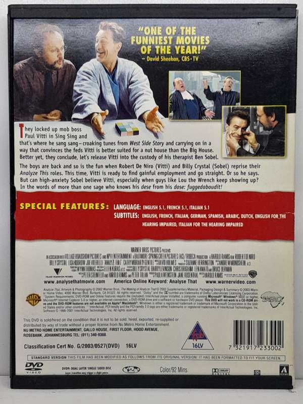 Analyze That (DVD)
