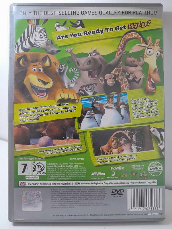 Madagascar 2 (Ps2)