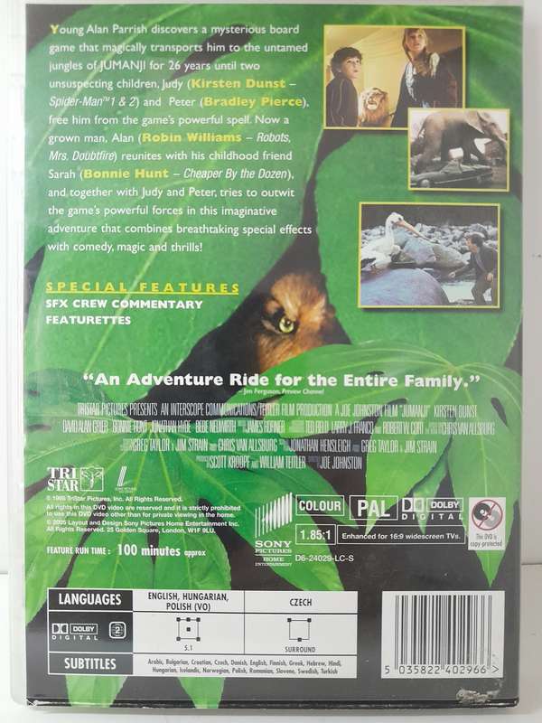 Jumanji - Deluxe Edition - Original (DVD)