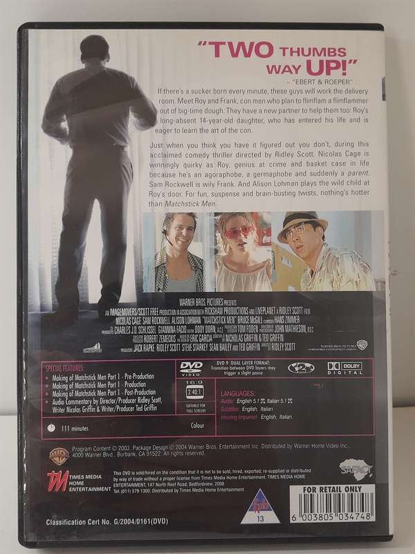 Matchstick Men (DVD)