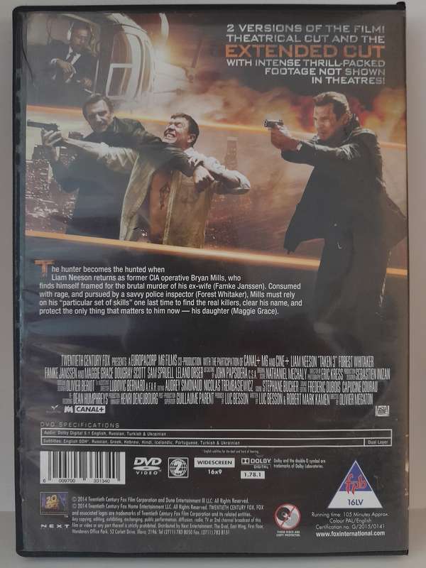 Taken 1, 2 & 3 (DVD)