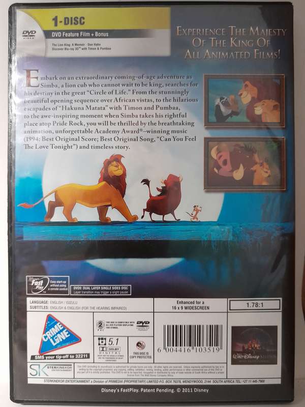 The Lion King (DVD)