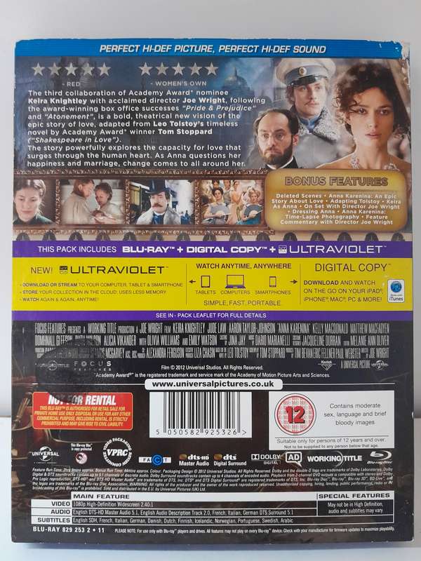 Anna Karenina (Blu-ray Disc)