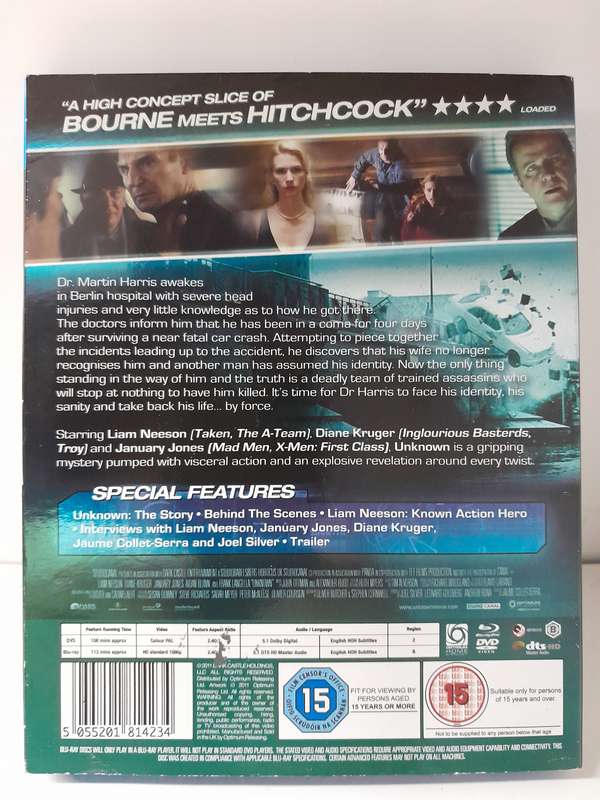 Unknown (Blu-ray Disc and DVD)