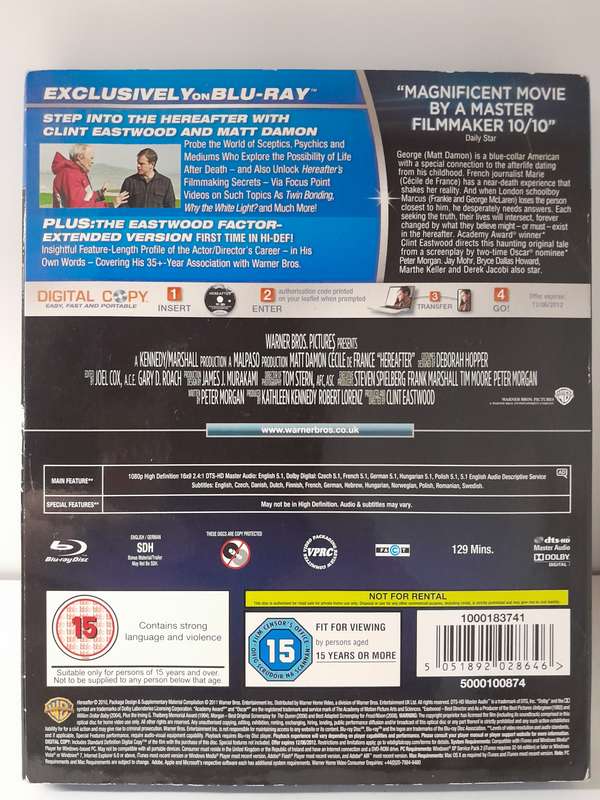 Hereafter (Blu-ray Disc)
