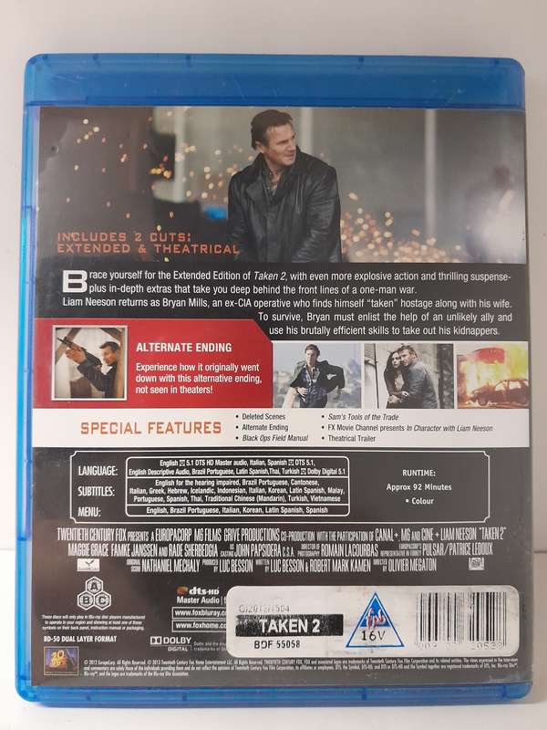 Taken 2 - Extended Cut (Blu-ray Disc)