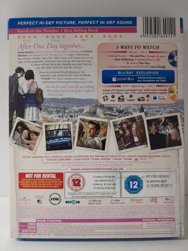 One Day (Blu-ray and DVD Disc)