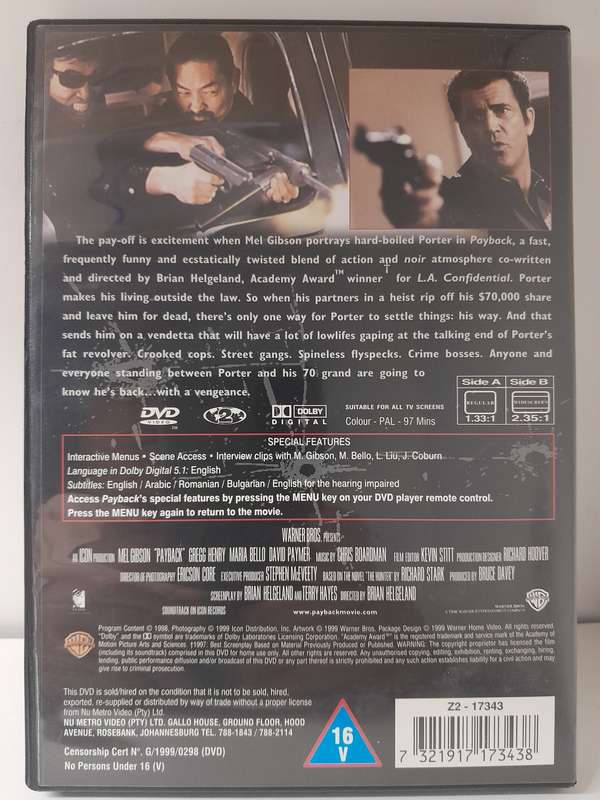 Payback (DVD)