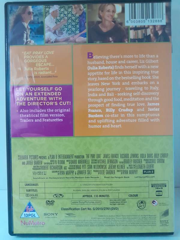 Eat Pray Love (DVD)