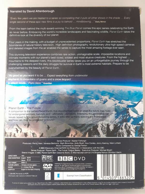 Planet Earth - The Complete Series - BBC (DVD)