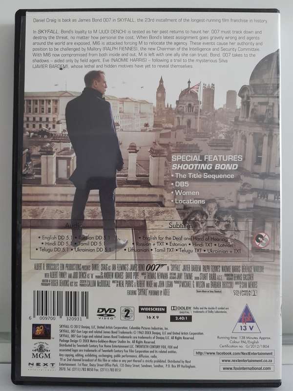 007 - 2012 - Skyfall (DVD)