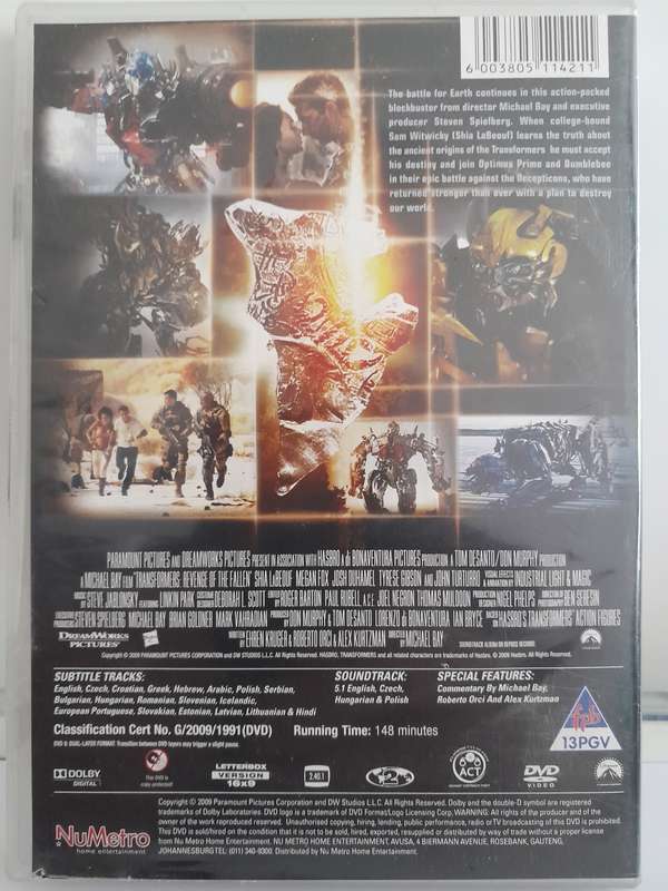 Transformers - Revenge of the Fallen (DVD)