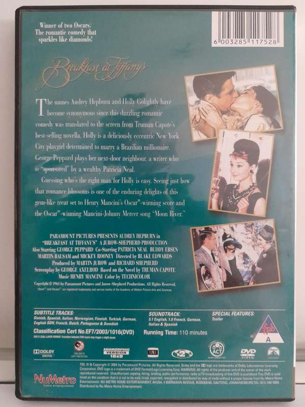 Breakfast at Tiffany's - Widescreen Collection (DVD)