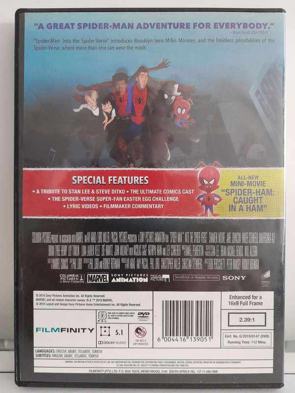 Spiderman - Into the Spider-Verse (DVD)