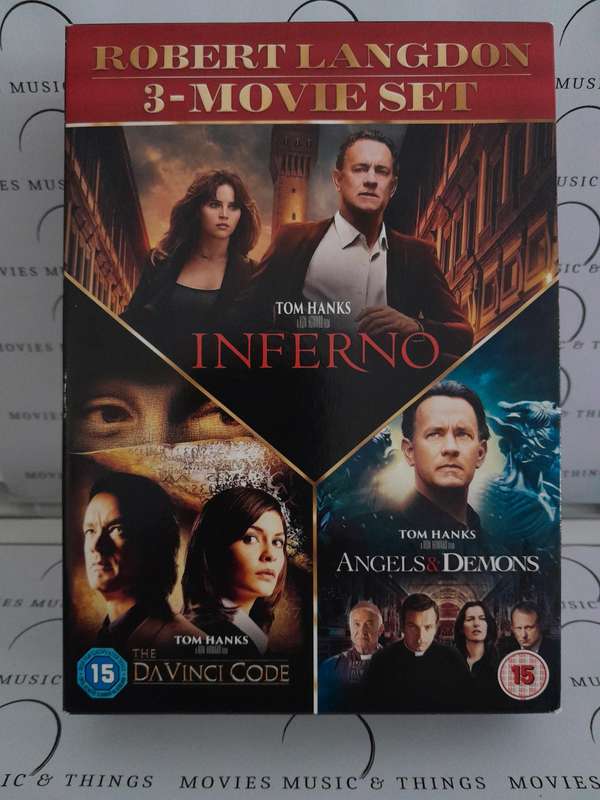Robert Langdon 3 - Movie Set - The Da Vinci Code - Angels and Demons - Inferno (DVD)