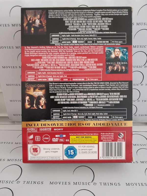 Robert Langdon 3 - Movie Set - The Da Vinci Code - Angels and Demons - Inferno (DVD)