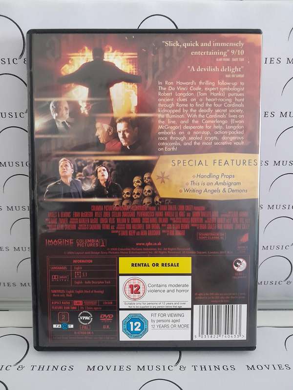 Robert Langdon 3 - Movie Set - The Da Vinci Code - Angels and Demons - Inferno (DVD)