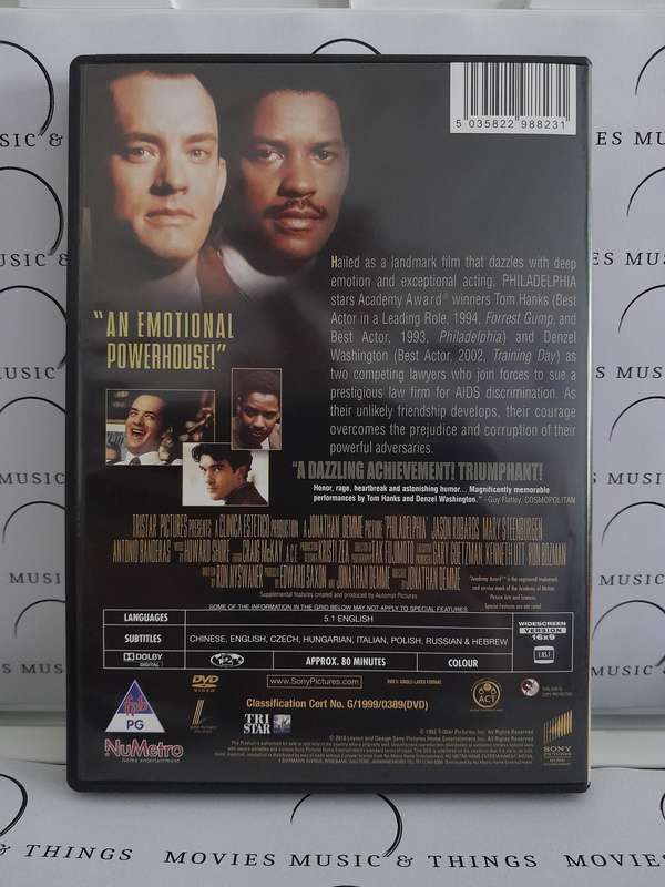 Philadelphia - Tom Hanks (DVD)